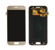 Дисплей Samsung A320F Galaxy A3 2017 тачскрин сенсор золотистый Gold Sand TFT копия