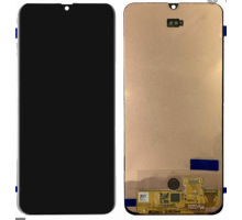 Дисплей Samsung A405F Galaxy A40 2019 тачскрин сенсор черный Amoled оригинал переклеено стекло