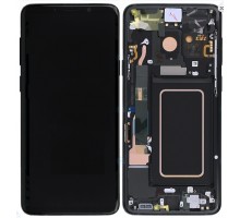 Дисплей Samsung G965F Galaxy S9+ тачскрин сенсор черный Amoled оригинал