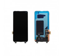 Дисплей Samsung G970F Galaxy S10e тачскрин сенсор черный Amoled оригинал переклеено стекло