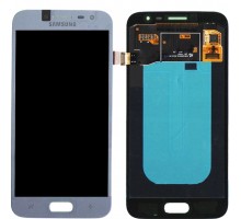 Дисплей Samsung J250F Galaxy J2 2018/J250F Galaxy J2 Pro 2018 тачскрин сенсор голубой Amoled оригинал переклеено стекло