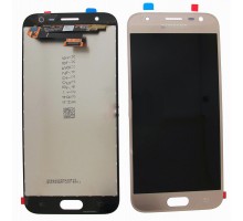 Дисплей Samsung J330F Galaxy J3 2017 тачскрин сенсор золотистый оригинал сервисная упаковка #GH96-10990A