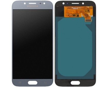 Дисплей Samsung J730F Galaxy J7 2017 тачскрин сенсор голубой Amoled оригинал переклеено стекло