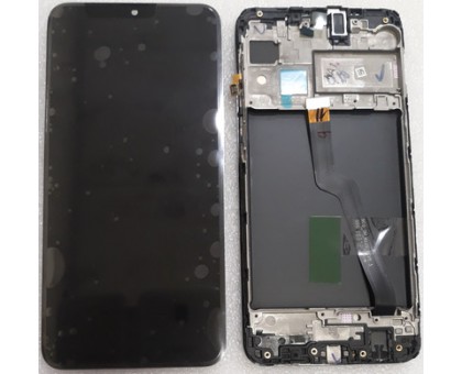 Дисплей Samsung M105F Galaxy M10 тачскрин сенсор черный в рамке копия хорошего качества