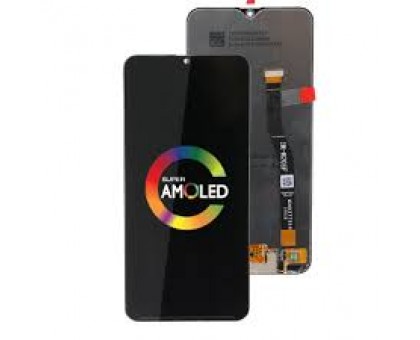 Дисплей Samsung M205F Galaxy M20 тачскрин сенсор черный оригинал сервисная упаковка #GH82-18682A