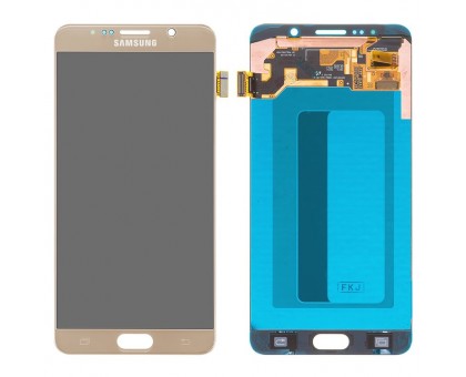 Дисплей Samsung N920C Galaxy Note 5/N920F/N9200 тачскрин сенсор золотистый Gold Platinum TFT копия