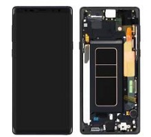 Дисплей Samsung N960F Galaxy Note 9 тачскрин сенсор черный в рамке Midnight Black Amoled оригинал переклеено стекло