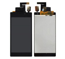 Дисплей Sony D2302 Xperia M2 Dual S50h/D2303/D2305/D2306 тачскрин сенсор черный