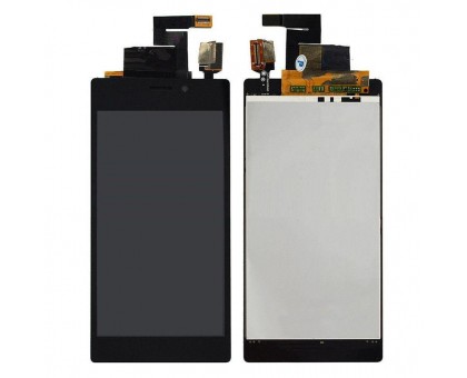 Дисплей Sony D2302 Xperia M2 Dual S50h/D2303/D2305/D2306 тачскрин сенсор черный