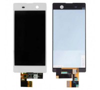 Дисплей Sony E5603 Xperia M5/E5606/E5633/E5643/E5653/E5663 тачскрин сенсор белый в рамке