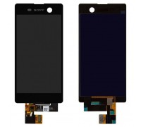 Дисплей Sony E5603 Xperia M5/E5606/E5633/E5643/E5653/E5663 тачскрин сенсор черный в рамке