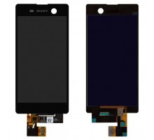 Дисплей Sony E5603 Xperia M5/E5606/E5633/E5643/E5653/E5663 тачскрин сенсор черный в рамке