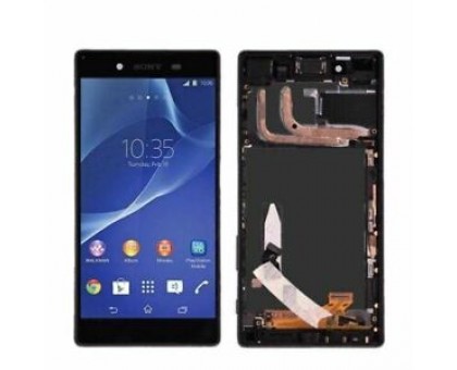 Дисплей Sony E6633 Xperia Z5 Dual/E6683 тачскрин сенсор черный в рамке