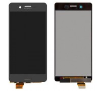 Дисплей Sony F8131 Xperia X Performance/F8132 тачскрин сенсор серый Graphite Black в рамке оригинал