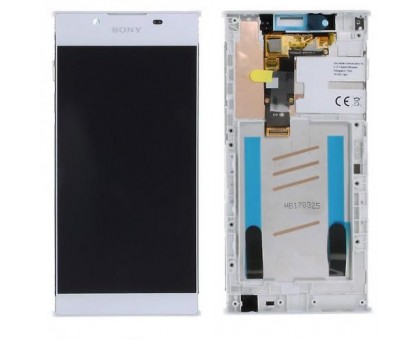 Дисплей Sony G3311 Xperia L1/G3312/G3313 тачскрин сенсор белый в рамке оригинал
