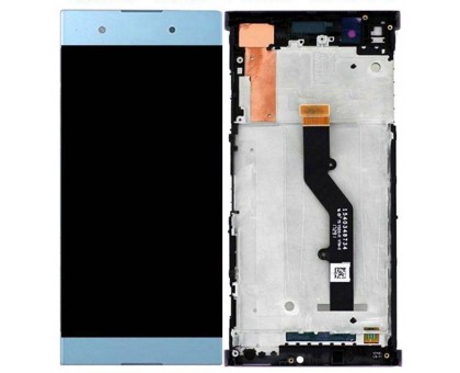 Дисплей Sony G3412 Xperia XA1 Plus Dual/G3416 тачскрин сенсор синий в рамке оригинал