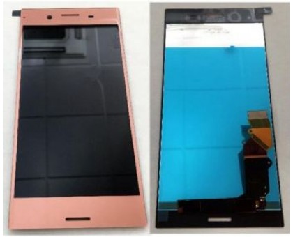 Дисплей Sony G8141 Xperia XZ Premium/G8142 тачскрин сенсор розовый Bronze Pink оригинал