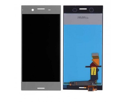 Дисплей Sony G8141 Xperia XZ Premium/G8142 тачскрин сенсор серебристый Luminous Chrome оригинал