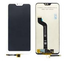 Дисплей Xiaomi Mi A2 Lite/Redmi 6 Pro тачскрин сенсор белый в рамке с датчиком приближения