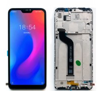 Дисплей Xiaomi Mi A2 Lite/Redmi 6 Pro тачскрин сенсор черный в рамке оригинал с датчиком приближения