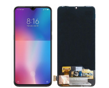 Дисплей Xiaomi Mi A3/CC9e тачскрин сенсор черный в рамке OLED копия хорошего качества