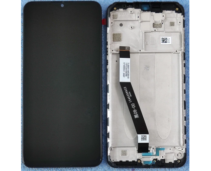 Дисплей Xiaomi Redmi 9/Redmi 9 Prime/Poco M2 тачскрин сенсор черный в рамке