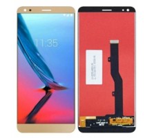 Дисплей ZTE V9 Blade тачскрин сенсор золотистый в рамке