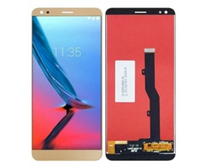 Дисплей ZTE V9 Blade тачскрин сенсор золотистый в рамке