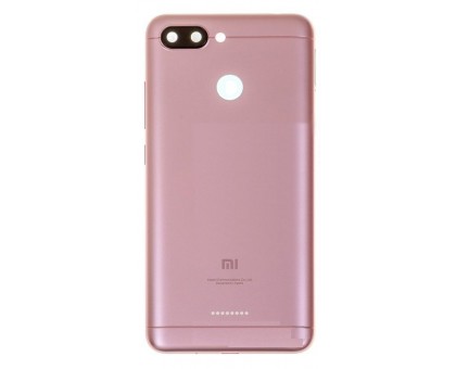 Задняя крышка Xiaomi Redmi 6 Global version розовая на 2 Sim карты