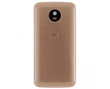 Задняя крышка Motorola XT1794 Moto G5S/XT1792/TX1799-2 золотистая оригинал + стекло камеры