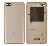 Задняя крышка Xiaomi Redmi 6A 2/16 Gb Global version золотистая на 2 Sim карты