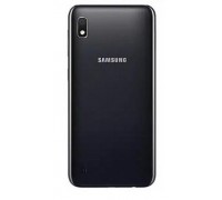 Задняя крышка Samsung A105 Galaxy A10 2019 черная оригинал + стекло камеры