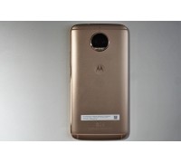 Задняя крышка Motorola XT1803 Moto G5S Plus золотистая оригинал + стекло камеры