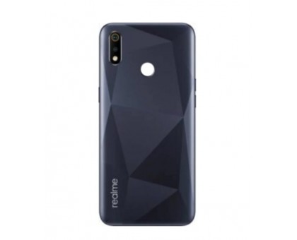 Задняя крышка Realme 3i черная Diamond Black оригинал