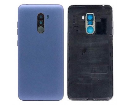 Задняя крышка Xiaomi Pocophone F1 синяя Steel Blue