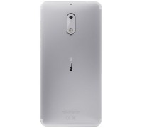 Задняя крышка Nokia 6 Dual Sim TA-1021 серебристая оригинал