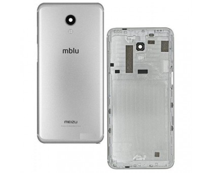 Задняя крышка Meizu M6s (M712H/M712Q) серебристая оригинал