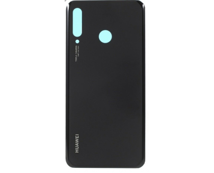 Задняя крышка Huawei P30 Lite (MAR-L21)/Nova 4e черная Midnight Black оригинал