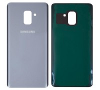 Задняя крышка Samsung A730F Galaxy A8 Plus (2018) фиолетовая серая оригинал