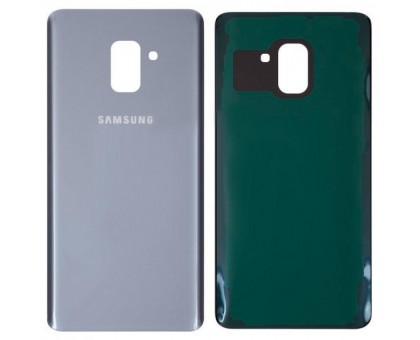 Задняя крышка Samsung A730F Galaxy A8 Plus (2018) фиолетовая серая оригинал
