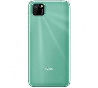 Задняя крышка Huawei Y5p 2020 зеленая Mint Green оригинал + стекло камеры