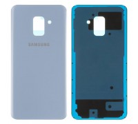 Задняя крышка Samsung A530F Galaxy A8 (2018) фиолетовая серая Orchid Gray оригинал