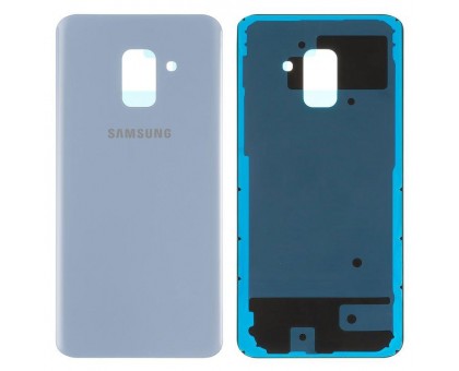 Задняя крышка Samsung A530F Galaxy A8 (2018) фиолетовая серая Orchid Gray оригинал