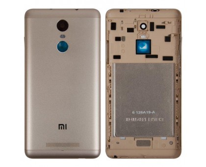 Задняя крышка Xiaomi Redmi Note 3 Pro золотистая оригинал