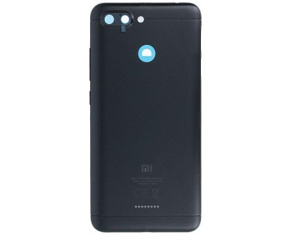 Задняя крышка Xiaomi Redmi 6 Global version черная на 2 Sim карты