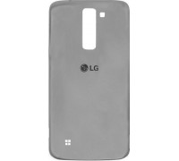Задняя крышка LG K350E K8/K350N серебристая