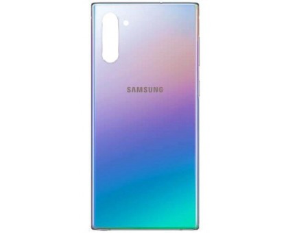 Задняя крышка Samsung N970F Galaxy Note 10 серебристая Aura Glow оригинал