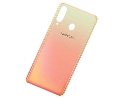 Задняя крышка Samsung A606F Galaxy A60 2019 розовая Peach Mist