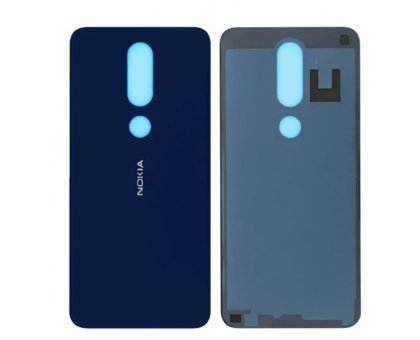 Задняя крышка Nokia 6.1 Plus TA-1083/TA-1116/TA-1103 Nokia X6 2018 TA-1099 синяя