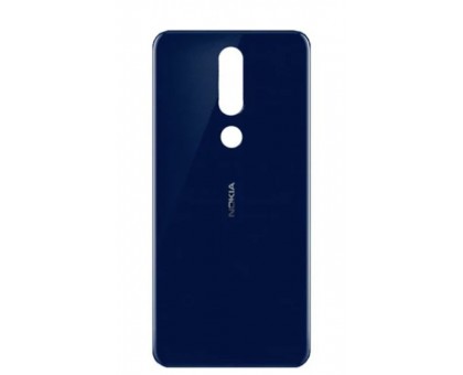 Задняя крышка Nokia 5.1 Plus TA-1102/TA-1105/TA-1108/TA-1112/TA-1120 X5 2018 TA-1109 синяя